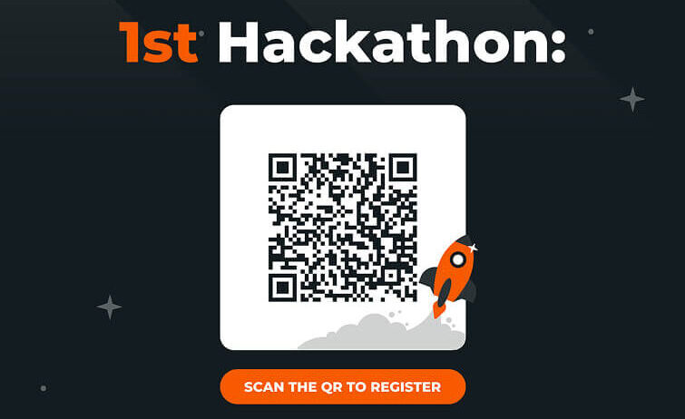The QR code of 1st Hackathon