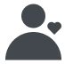 User favorite icon